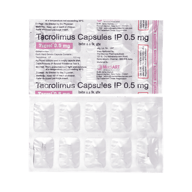 Tacrol 0.5mg Capsule