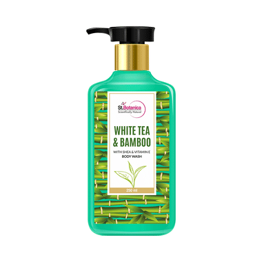 St.Botanica White Tea & Bamboo With Shea & Vitamin E Body Wash