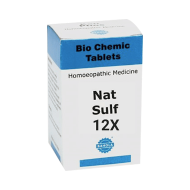 Bahola Nat Sulf Biochemic Tablet 12X