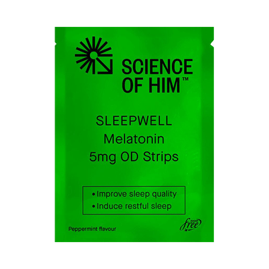 Science Of Him Sleepwell Melatonin Disintegrating Strip Peppermint Sugar Free