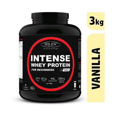 Sinew Nutrition Intense Whey Protein For Beginners With Digestive Enzymes Vanilla
