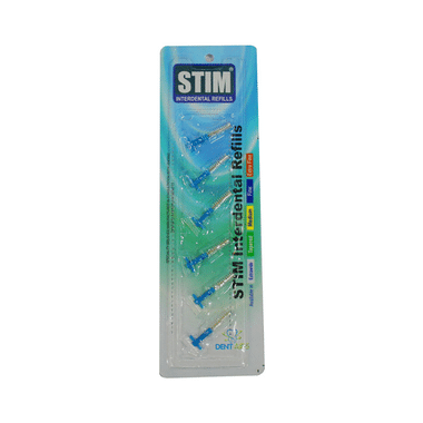 Stim Interdental Refills Blue Fine