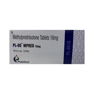 <span style='color:#626A7A'>PL 05 Mpred 16mg Tablet</span>