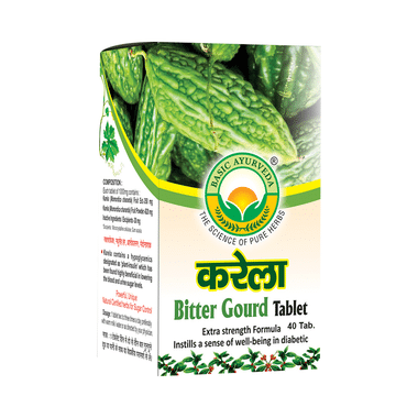 Basic Ayurveda Karela (Bitter Gourd) Tablet