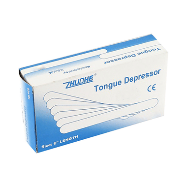 MCP Zhuohe Wooden Tongue Depressor 6inch