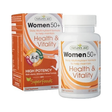 Natures Aid Women 50+ Multi-Vitamin & Minerals Capsule