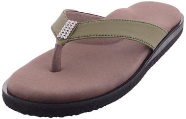 Dia One Orthopedic Sandal Rubber Sole MCP Insole Diabetic Footwear For Women Dia_34 Size 6