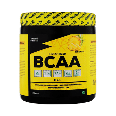 HealthVit Fitness Instantized BCAA 2:1:1 Powder Pineapple