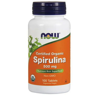 Now Foods Spirulina 500mg Tablet