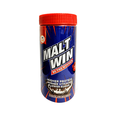Maltwin Drink for Kids - 100% Barley Malt & Milk for Growth & Immunity Chocolate Bourbon