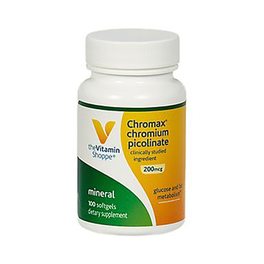 The Vitamin Shoppe Chromax Chromium Picolinate 200mg Softgels
