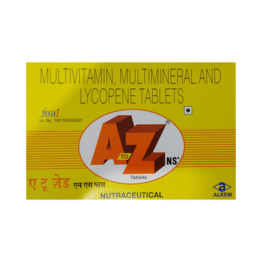 A to Z NS+ Tablet with Lycopene, Multivitamins & Multiminerals