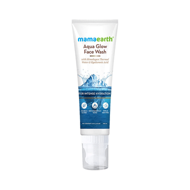 Mamaearth Aqua Glow Face Wash For Healthy Skin | Paraben & SLS-Free | Face Care Product For All Skin Types