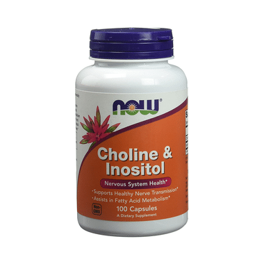 Now Foods Choline & Inositol 500mg Capsule