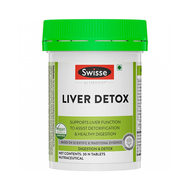 Swisse Ultiboost Liver Detox For Healthy Digestion & Liver Health | Tablet