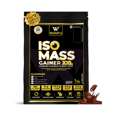 WellsPro Iso Mass Gainer XXL (1kg Each) Swiss Chocolate