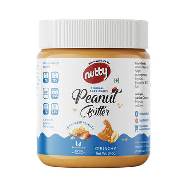 Nutty Original American Peanut | Butter Crunchy