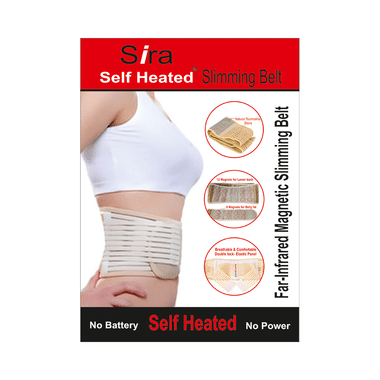 Sira Self Heated Tourmaline Slimming Belt Large Beige