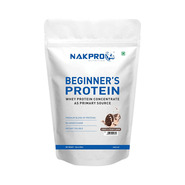 Nakpro Nutrition Beginner's Protein Whey Protein Concentrate (1kg Each) Cookies & Cream