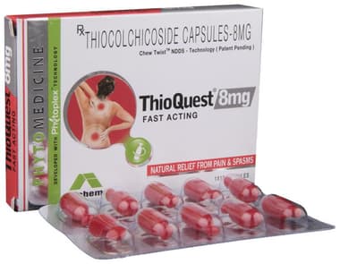 Thioquest 8mg Fast Acting Capsule