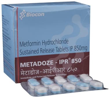 Metadoze-IPR 850 Tablet SR Metadoze-IPR 850 Tablet SR