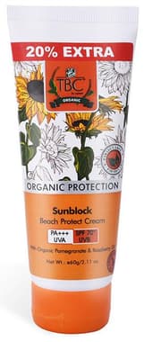 TBC Organic Protection Sunblock Cream Beach Protect SPF 70+ TBC Organic Protection Sunblock Cream Beach Protect SPF 70+