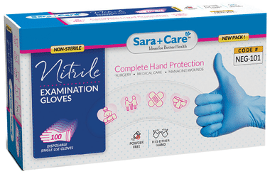 Water Resistant Nitrile Hand Gloves for Examination & Surgical, Sizes: 6 &  7 inches at Rs 80/piece in Navi Mumbai