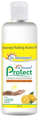Dr. Morepen Protect Instant Hand Sanitizer Lemon
