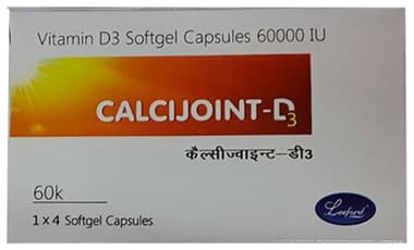 Calcijoint D3 Softgel Capsule for Bone, Joint and Muscle Care Capsule Calcijoint D3 Softgel Capsule for Bone, Joint and Muscle Care Capsule