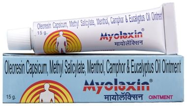 Myolaxin Ointment with Menthol, Camphor & Eucalyptus Oil