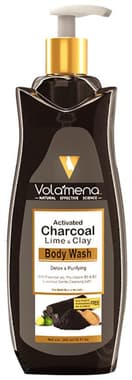 Volamena Activated Charcoal Lime & Clay Body Wash