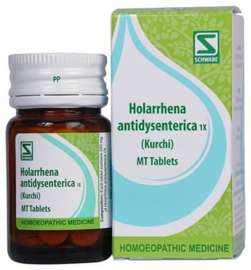 Dr Willmar Schwabe India Holarrhena Antidysenterica Tablet 1X
