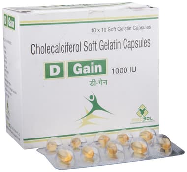 D Gain 1000 IU Capsule