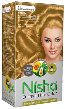 Nisha Creme Hair Color Copper Red: Buy packet of 40 gm Cream at best price  in India | 1mg