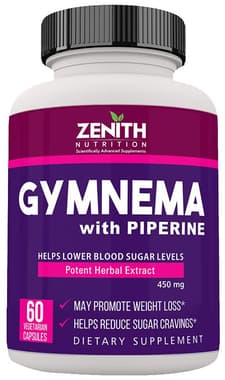 Zenith Nutrition Gymnema Sylvestre 450mg Capsule Zenith Nutrition Gymnema Sylvestre 450mg Capsule