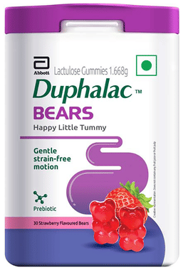 Duphalac Bears Lactulose Prebiotic Gummy | Flavour Strawberry