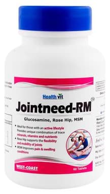HealthVit Jointneed-RM  Glucosamine 500mg, Rose Hip 50mg, MSM 250mg Tablet