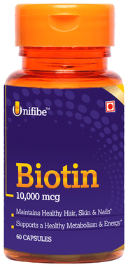 Unifibe Biotin 10,000mcg Capsule Unifibe Biotin 10,000mcg Capsule