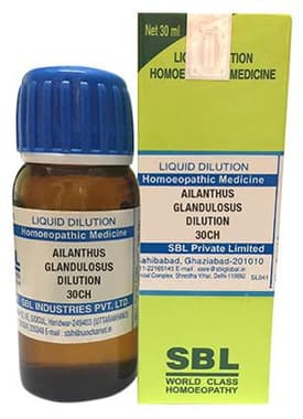 SBL Ailanthus Glandulosus Dilution 30 CH SBL Ailanthus Glandulosus Dilution 30 CH