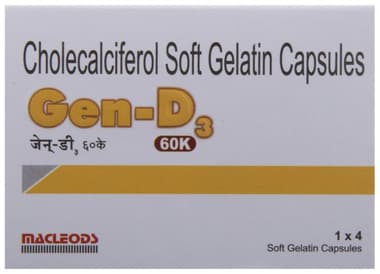 Gen-D3 60K Soft Gelatin Capsule