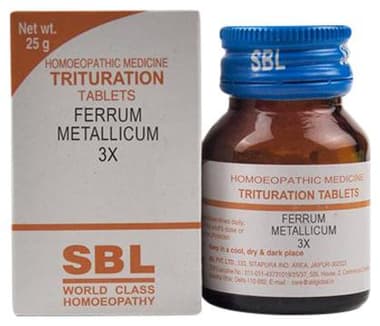SBL Ferrum Metallicum Trituration Tablet 3X SBL Ferrum Metallicum Trituration Tablet 3X
