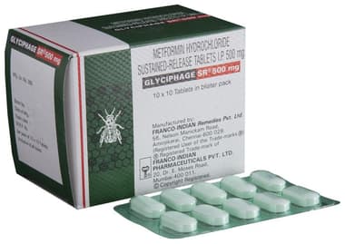 Glyciphage SR 500mg Tablet Glyciphage SR 500mg Tablet