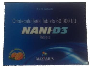 Nani-D3 60000IU Tablet Nani-D3 60000IU Tablet