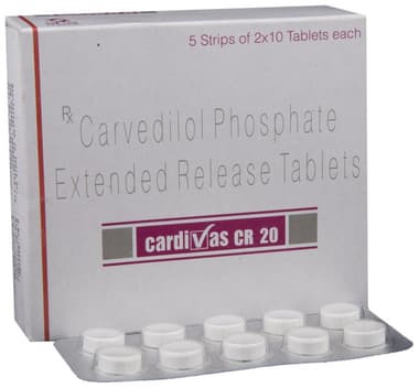 Cardivas CR 20 Tablet