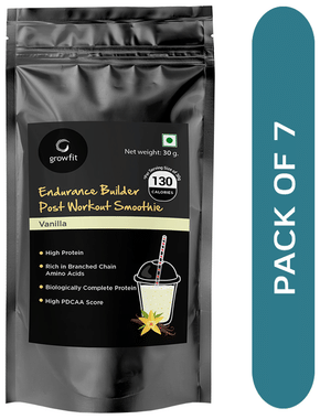 Growfit Endurance Builder Post Workout Smoothie Vanilla Growfit Endurance Builder Post Workout Smoothie Vanilla