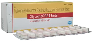 Glycomet-GP 2 Forte Tablet SR Glycomet-GP 2 Forte Tablet SR