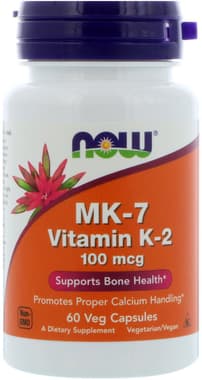 Now Foods MK-7 Vitamin K-2 100mcg Veg Capsule