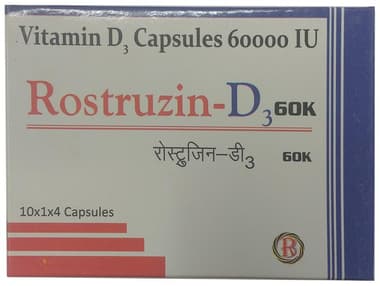 Rostruzin -D3 60K Soft Gelatin Capsule