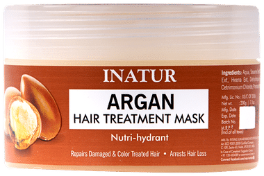 Inatur Argan Oil Hair Cream: Buy jar of 125 gm Cream at best price in India  | 1mg
