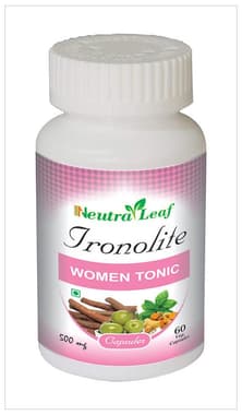 NeutraLeaf Ironolite 500mg Veg Capsules NeutraLeaf Ironolite 500mg Veg Capsules